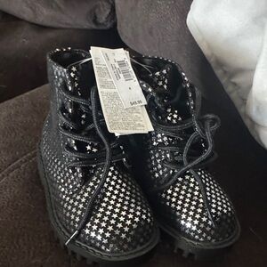 Baby Gap Shiny Star Pattern Kids Boots